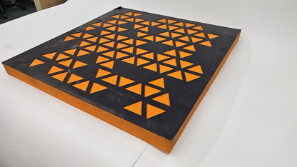 SoundaXe Tringle Orange | 2x2 Ft, 2inch 1 Panel | Refurbished