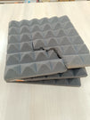 Pyramid Acoustic Foam 1x1 2inches " Multicolours 70 pcs