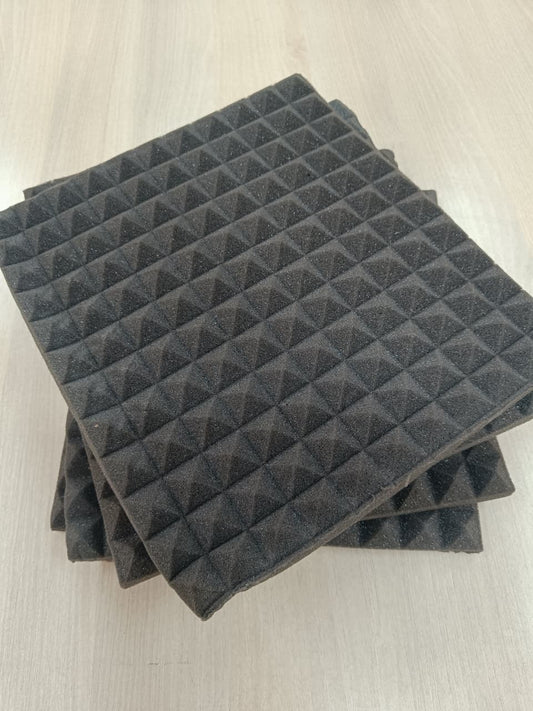 Pyramid Acoustic Foam 1x1, 1 inch" Multicolours 21 pcs