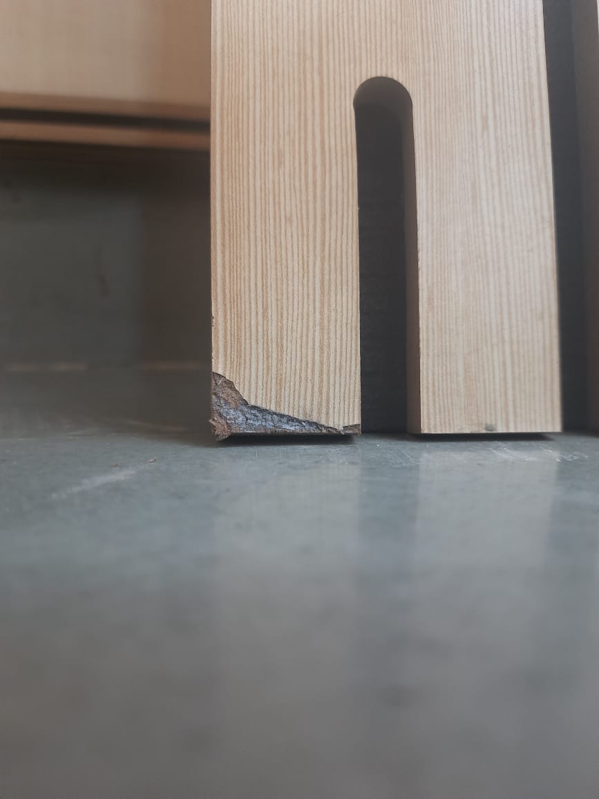 Timber Wood + Felt Acoustic Panels | 4x2 Ft  2 pcs (Refurbished)