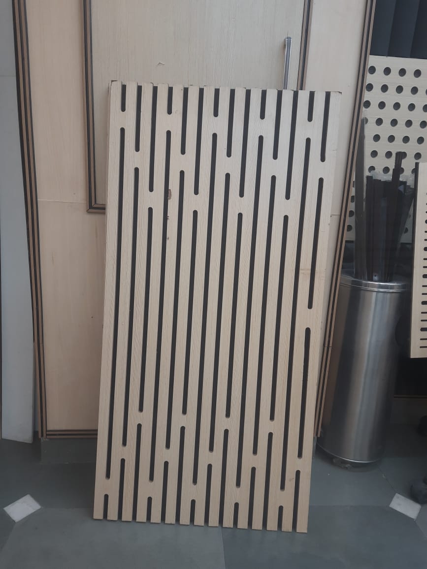 Timber Wood + Felt Acoustic Panels | 4x2 Ft  2 pcs (Refurbished)
