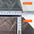 Pyramid Acoustic Foam Panel 2" | 1 x 1 Feet | Pro Charcoal & Wine