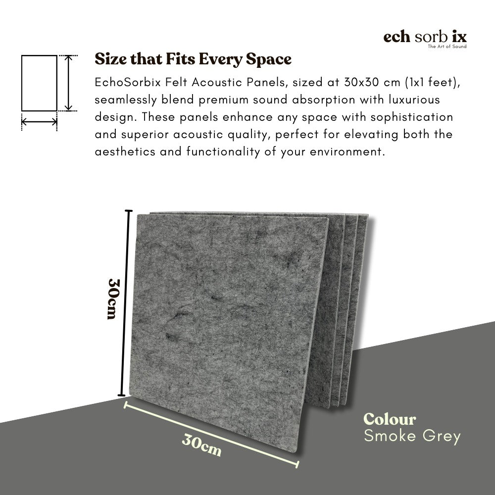 ColourMute PET Acoustic Panel | Smoke
