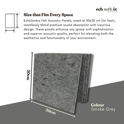 ColourMute PET Acoustic Panel | Smoke