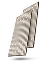 SoundAxe® Timber Fluted Acoustic Panels | 4’x2’ 20mm Soundproofing Panel | Wood & PET Aesthetic Sound Absorption & Diffusion |