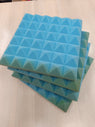 Pyramid Acoustic Foam 1x1 2inches " Multicolours 70 pcs