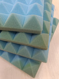 Pyramid Acoustic Foam 1x1 2inches " Multicolours 70 pcs