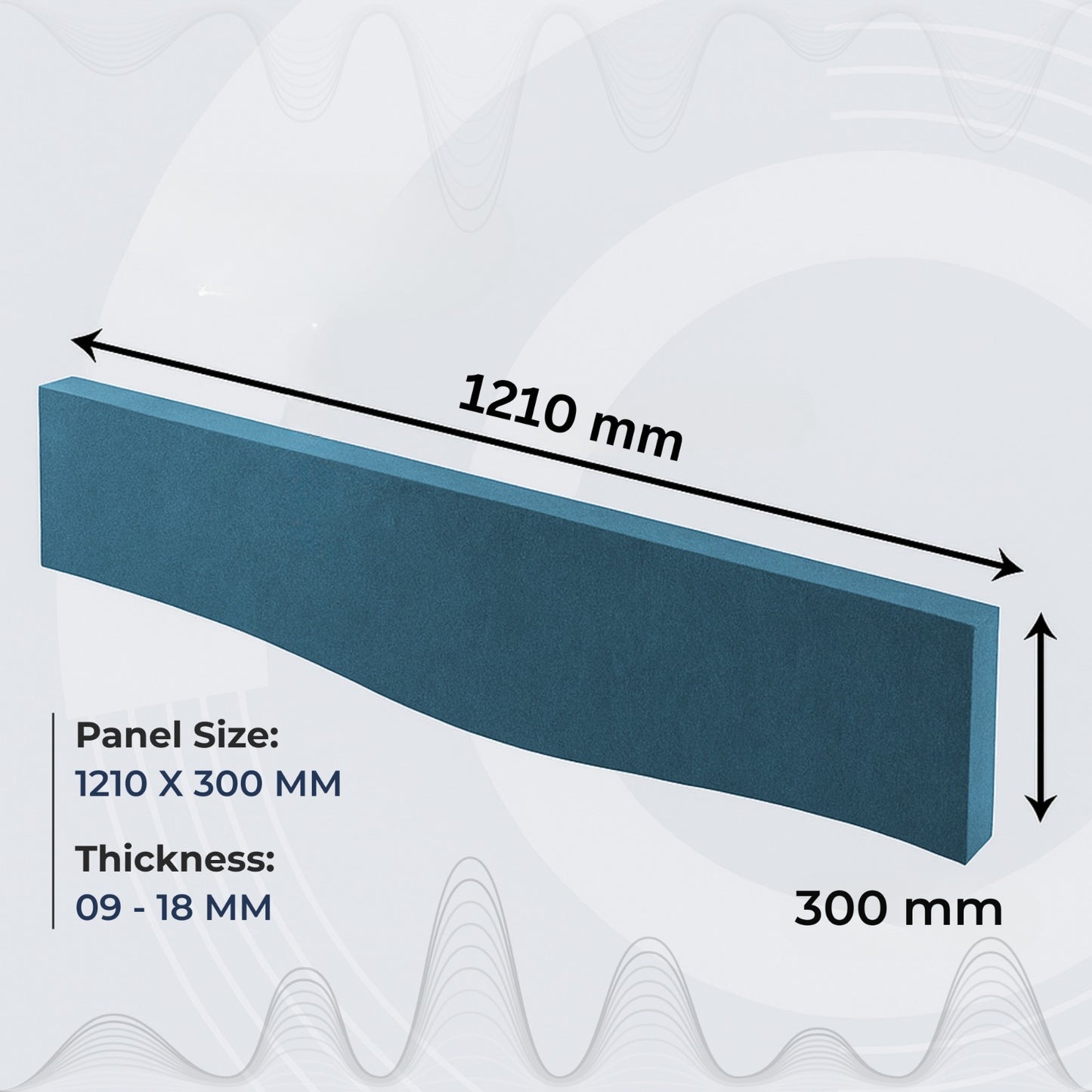 Acoustic Ceiling Baffles, TerraStep, 8 pcs