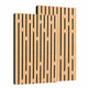 SoundaXe® Fluted Wooden Acoustic Panel, 4x2 Feet, 18mm | Oak