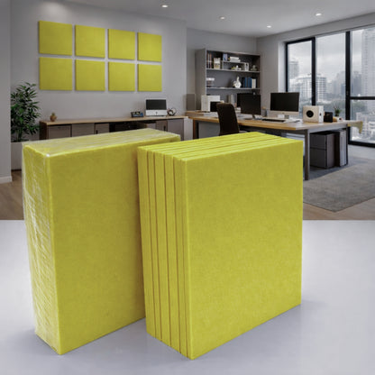 Felt PET Acoustic Panel | Office & Home Acoustics  | Yellow