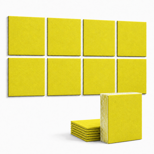 Felt PET Acoustic Panel | Office & Home Acoustics | Yellow