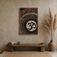 Om Mandala Framed acoustic painting on PET felt canvas