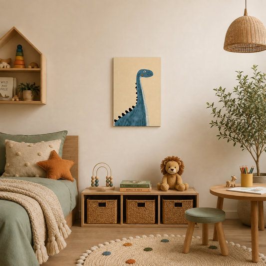 MMT Acoustix Tall Guy printed canvas felt acoustic panel for kids room