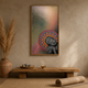 Buddha Soft Pastel acoustic painting on PET felt canvas