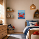 Cool Crab printed canvas felt acoustic painting for kids rooms by MMT Acoustix