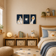 Swimming Ducks printed canvas felt acoustic painting for kids rooms by MMT Acoustix