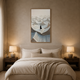Woman On Open Books Surreal acoustic painting on PET felt canvas
