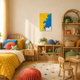 Dreamer printed canvas felt acoustic painting for kids rooms by MMT Acoustix