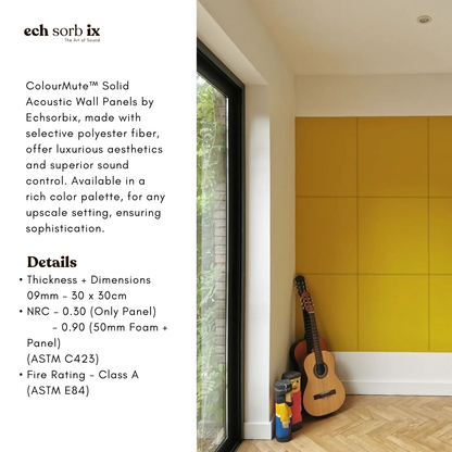 ColourMute PET Acoustic Panel | Mustard