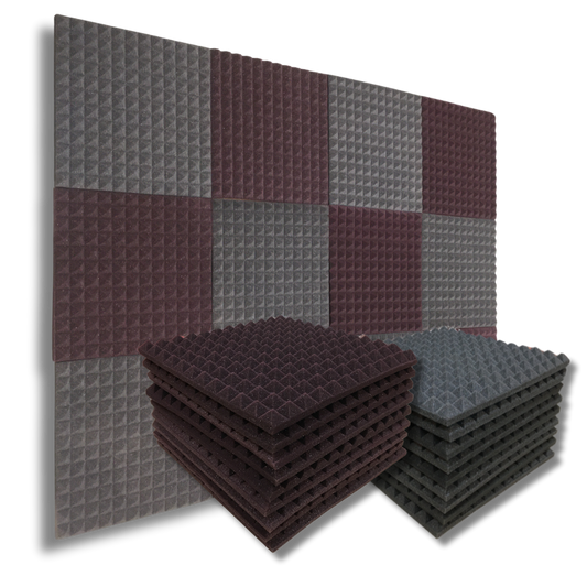 pyramid-acoustic-foam-panel-black+wine