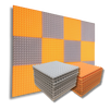 pyramid-acoustic-foam-panel-stone-white+orange