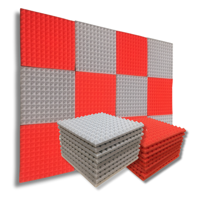 pyramid-acoustic-foam-panel-stone-white++red