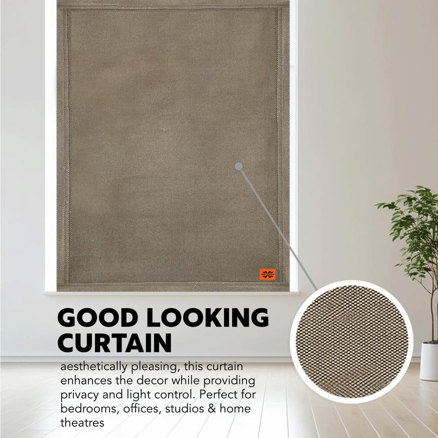 soundproof-curtain-brown