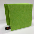 Echsorbix® PET Acoustic Wall Panels | 1x1 Feet | Lime Green | 9mm Thickness