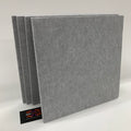 Echsorbix® PET Acoustic Wall Panels | 1x1 Feet | Metal Grey | 9mm Thickness