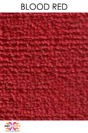 Acoustic Carpet Tiles - Blood Red