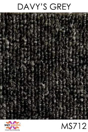 Acoustic Carpet Tiles - Davy's Grey