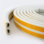 Soundproofing Rubber Seal for Doors & Windows | Self Adhesive | White