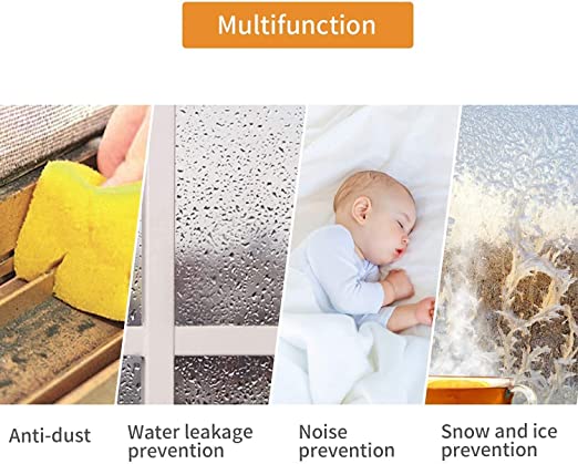 Soundproofing Rubber Seal for Doors & Windows | Self Adhesive | White