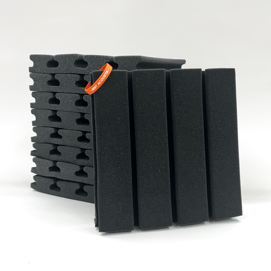 Groove Acoustic Foam 1x1 ft, Charcoal