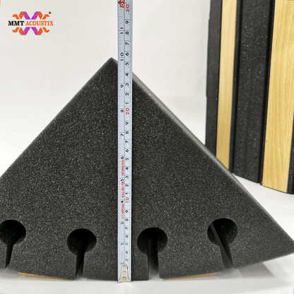 SoundAxe® Groove Bass Trap Diffuser | 2 x 1 x 1 feet