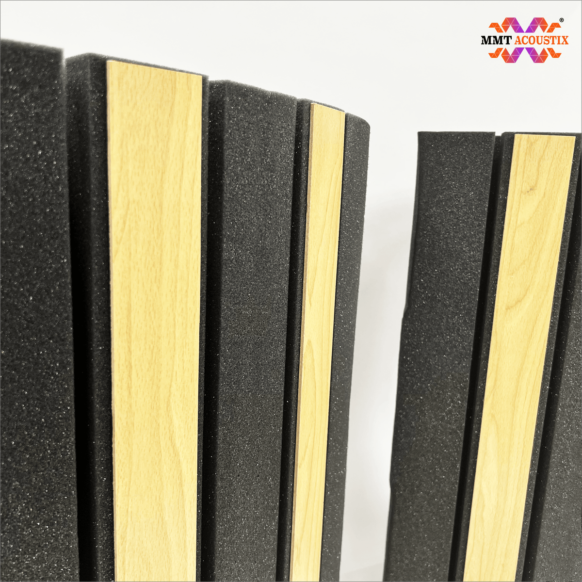 SoundAxe® Groove Bass Trap Diffuser 2 x 1 x 1 feet MMT Acoustix