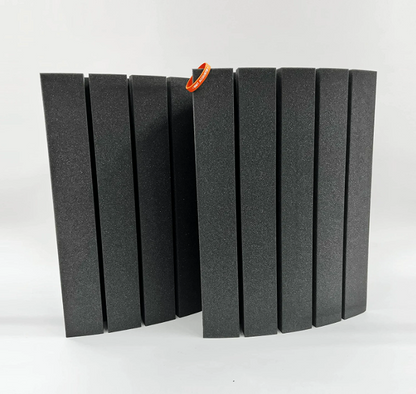 Groove 250 - Acoustic Foam Corner Bass Trap, Charcoal