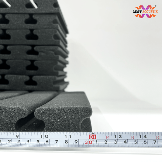 Groove Acoustic Foam 1x1 ft, Charcoal