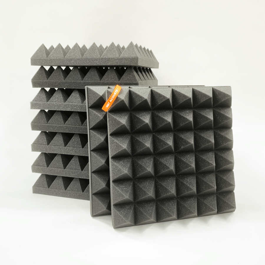 Pyramid Acoustic Foam Panel 3" | 1 x 1 Feet | Pro Charcoal