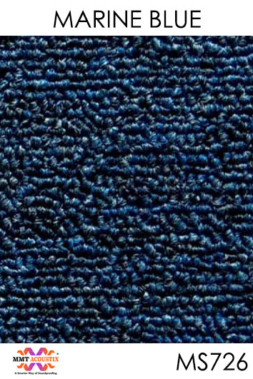 Acoustic Carpet Tiles - Marine Blue