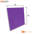 Echsorbix® PET Acoustic Wall Panels | 1x1 Feet | Purple | 9mm Thickness