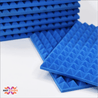 Pyramid Acoustic Foam Panel 1" | 1 X 1 feet | European Blue