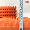 Pyramid Acoustic Foam Panel 2" | 1 x 1 Feet | MMT Orange