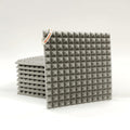 Pyramid Acoustic Foam Panel 1" | 1 X 1 Feet | Stone White