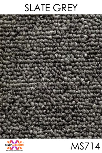 Acoustic Carpet Tiles - Slate Grey