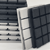 Turbo Acoustic Foam Panel 2" | 1 X 1 Feet | Stone White + Pro Charcoal