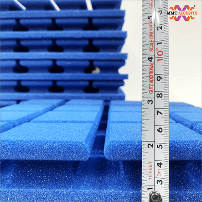 Turbo Acoustic Foam 1x1 ft, European Blue