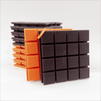 Turbo Acoustic Foam Panel 2" | 1 x 1 Feet | MMT Orange & Wine