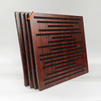 SoundAxe™ Wave Acoustic Panel | 2 x 2 feet | Natural Wood