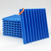 Wedge Acoustic Foam Panel 1" | 1x1 feet| European Blue